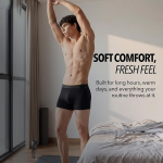 Trunks for Man Cotton Underwear for Men Breathable Anti Roll Waistband