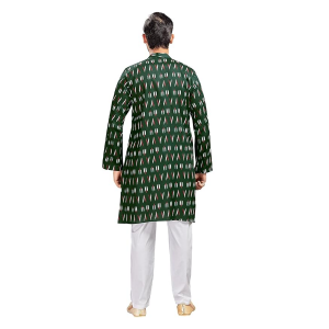 Studio Shringaar Men's Cotton Relaxed Fit Straight Kurta