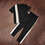 Short Sleeve Sports T-Shirt-Track Pant-Metrix BLUE