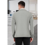 Men's Tailored Unlined Casual Blazer | Layering Coat, Drapes & Feels Like an Overshirt | Designed for Summers | Breathable 4-Way High Stretch Knit Fab