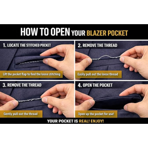 Men's Formal Blazer | Fully Lined | Slim Fit | Professional Jacket | Premium Business Formal Suit | Office | Wedding | All Purpose