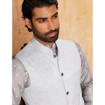 "Symbol Men's Cotton Blend Printed Kurta Pyjama Set "